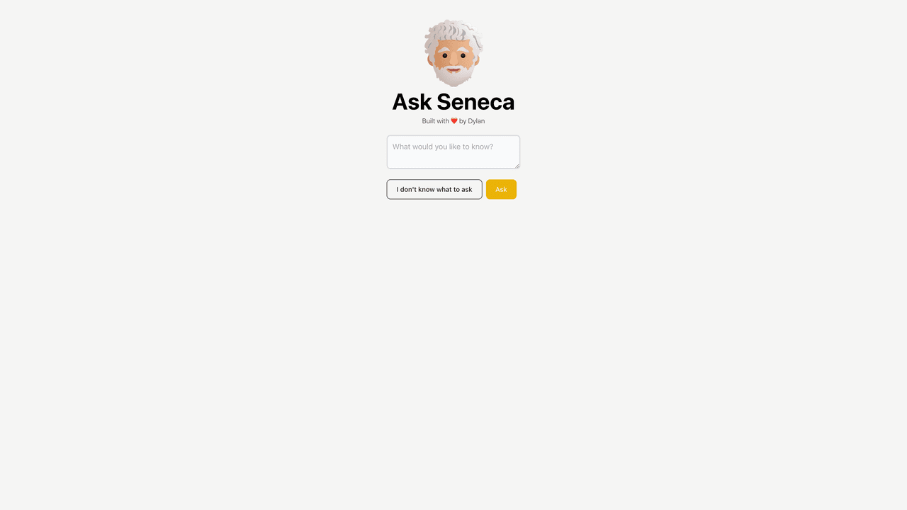 Ask Seneca